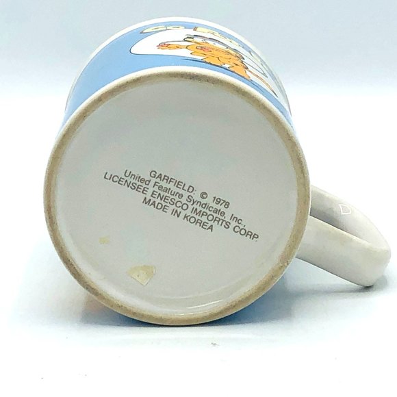 Garfield 1978 Ceramic Mug made In Korea - Picture 3 of 4